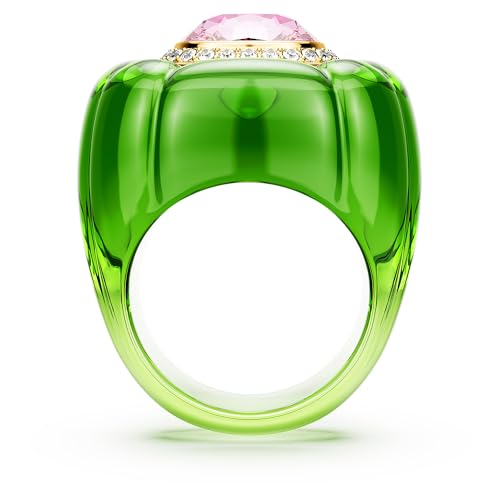 Dulcis cocktail ring, Cushion cut, Pavé, Multicolored, Size 6 3/4 - Image 4